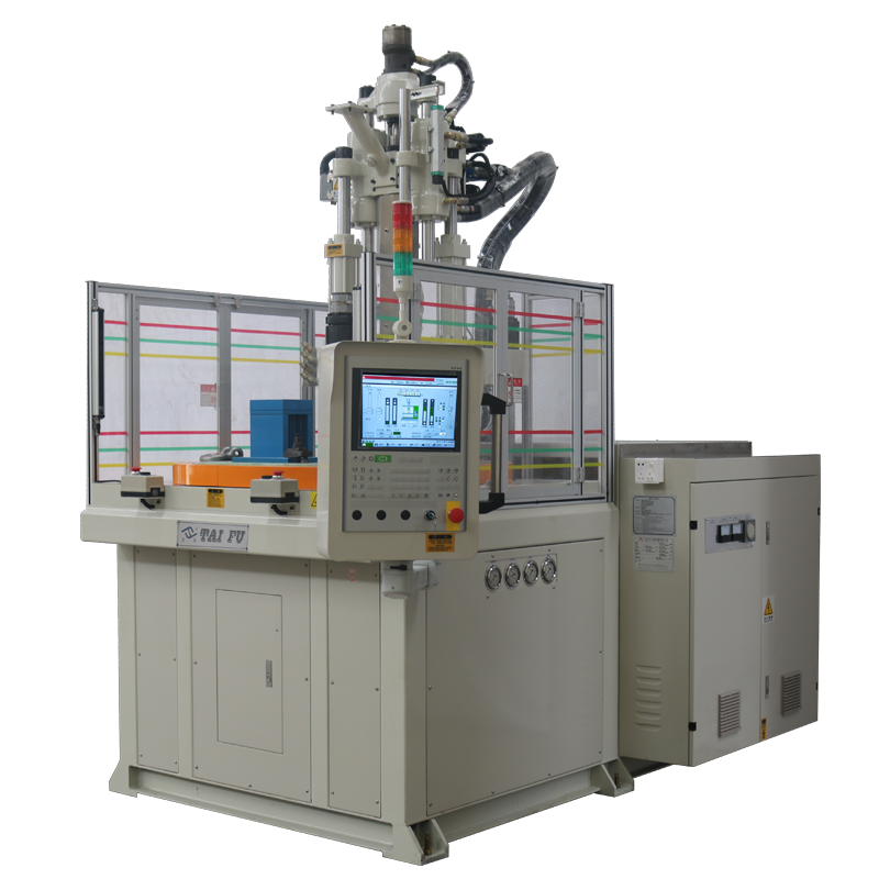 手機配件立式轉(zhuǎn)盤注塑機